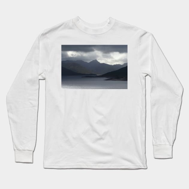 Loch Quoich, Scotland Long Sleeve T-Shirt by Chris Petty